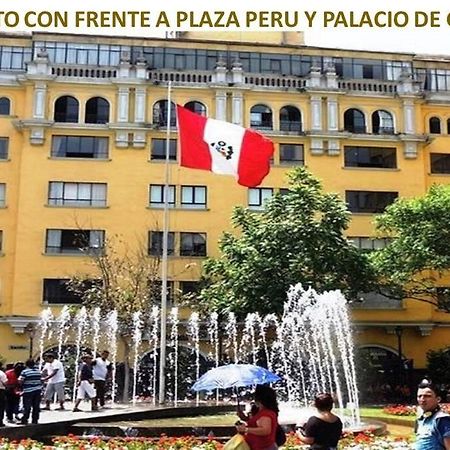 Ferienwohnung Apartamento Frente Al Palacio Gobierno Lima Exterior foto