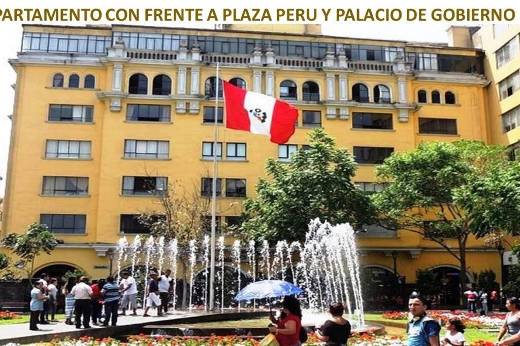 Ferienwohnung Apartamento Frente Al Palacio Gobierno Lima Exterior foto