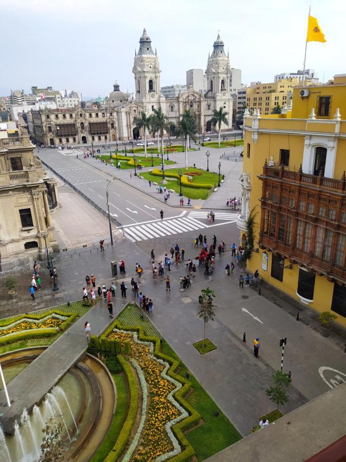 Ferienwohnung Apartamento Frente Al Palacio Gobierno Lima Exterior foto