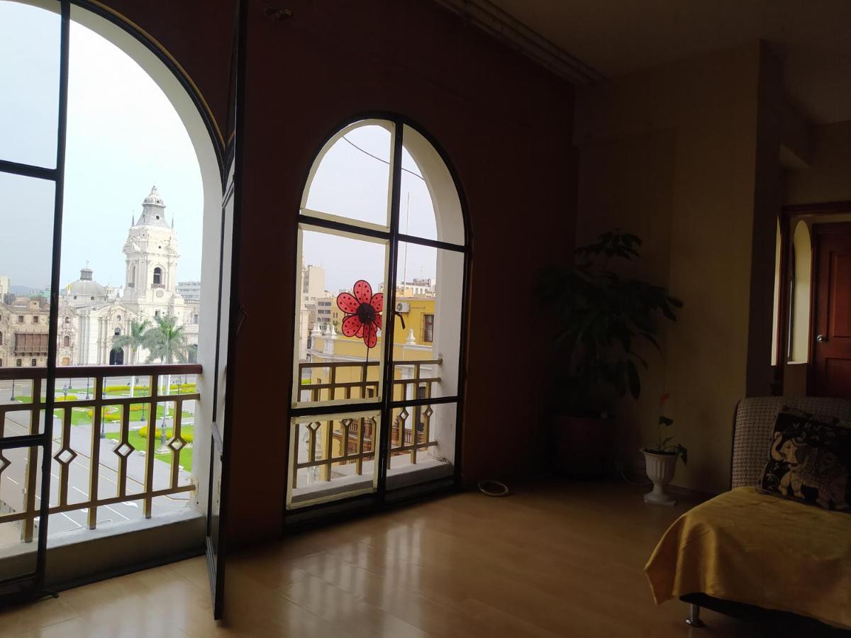 Ferienwohnung Apartamento Frente Al Palacio Gobierno Lima Exterior foto